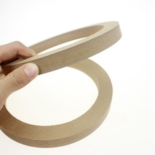 1PCS 6.5" inch Car Speaker Wood Spacer Ring Adaptor Brackets Mounting Plate Pad