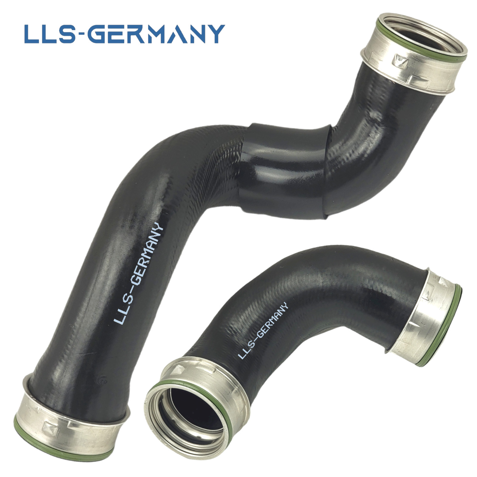 2X Turbo Charge Air Hose For Mercedes C Class W203 S203 200 220 CDI 2035281782