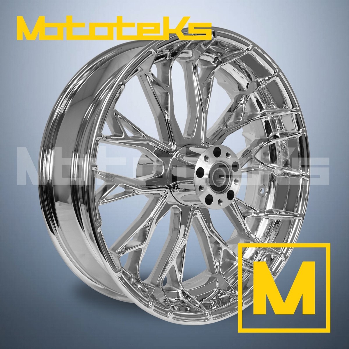 16X3.5 RAIDER MAG WHEEL CHROME FOR HARLEY SOFTAIL SPORTSTER DYNA