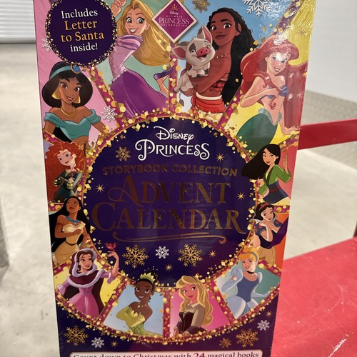 Disney Princess Storybook Advent Calendar 24 Stories Countdown -NEW SEALED