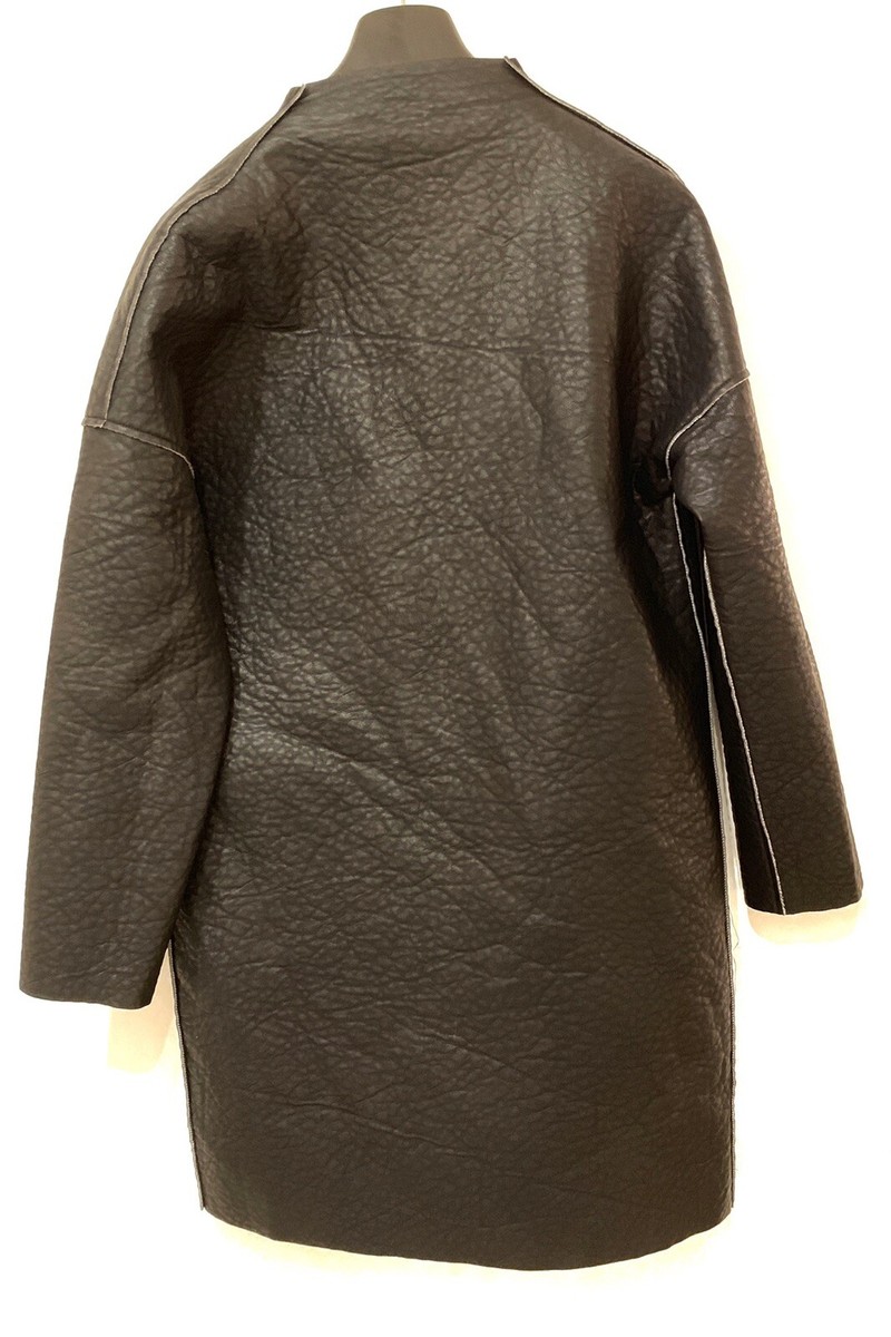 BEYOND CLOSET♥Vintage Leather Button Handmade Jacket COLLECTION LINE] VINTAGE GARMENT LEATHER BUTTON HAND MADE