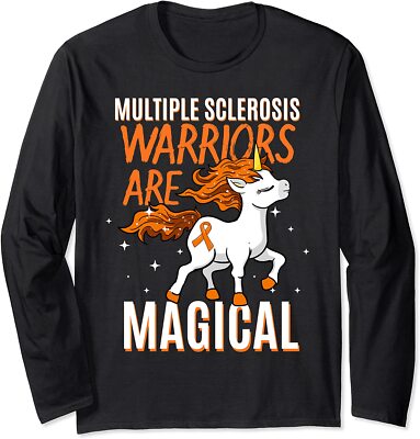 Multiple Sclerosis Warriors Magical Unicorn Long Sleeve T-Shirt