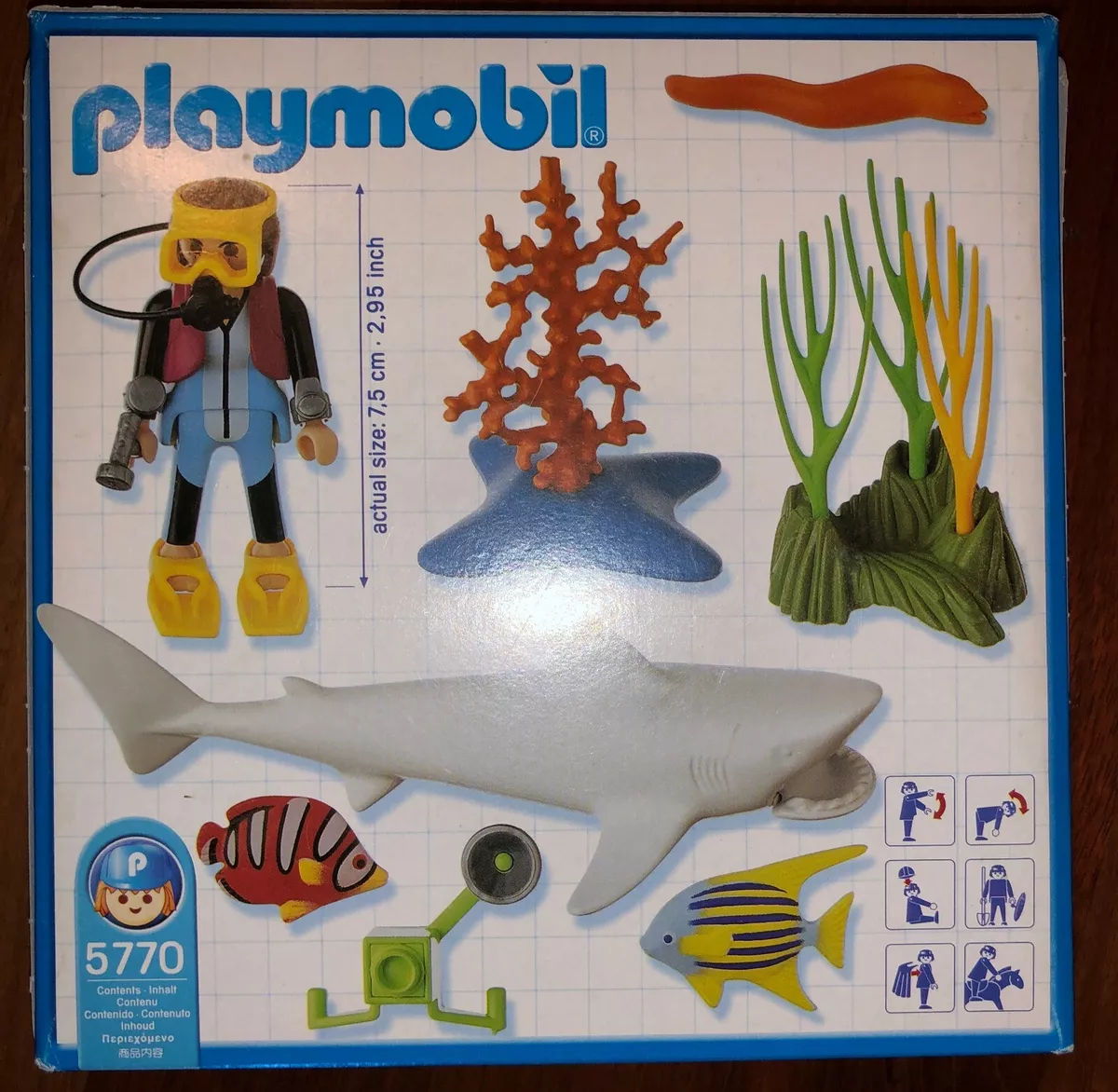 Playmobil hotsell shark diver