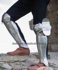 Medieval Flexible Steel Leg LARP Reenactment SCA Cosplay Costume Armor