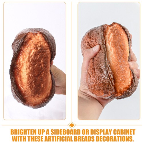 Realistic Simulation Bread Model Soft Fake Bread Shop Window Display Faux Bread - Zdjęcie 9 z 12