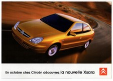 2000 CITROEN Xsara Vintage Original 4 page double Sided Print AD Flyer | France
