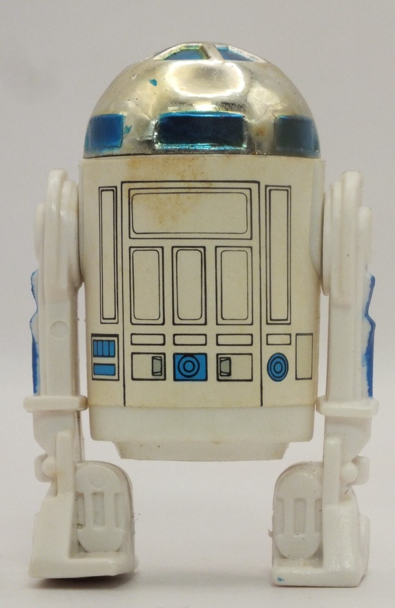1977 R2-D2 Kenner Vintage Star Wars Action Figure Minor Stains 