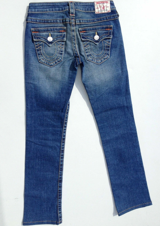 True Religion 'BILLY' Blue Jeans Size W26 L31 AU8 XS - Image 3 of 4