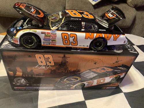 2008 Dale Earnhardt Jr Autographed #83 Navy Jr Division 1/24 - Picture 8 of 9