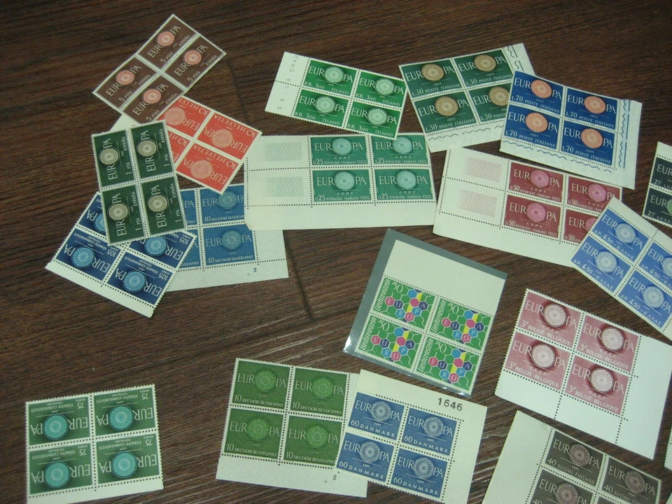 1960 EUROPA YEARSET MNH STAMPS BLOCK INCL LIECHTENSTIEN CAT£800 DEALERS £240 - Image 2 of 4