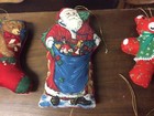 Nice Lot Of Christmas Stuffed Ornaments Santas, Horse Teddy Bears. Stocking, Dec — photo 6