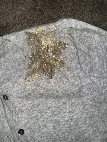 French Connection Vintage Sequin Cardigan XS - Picture 7 of 14