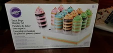 Wilton Treat Cake Pops Display Set 12 Containers  Fill-N-Serve Stand New Wedding
