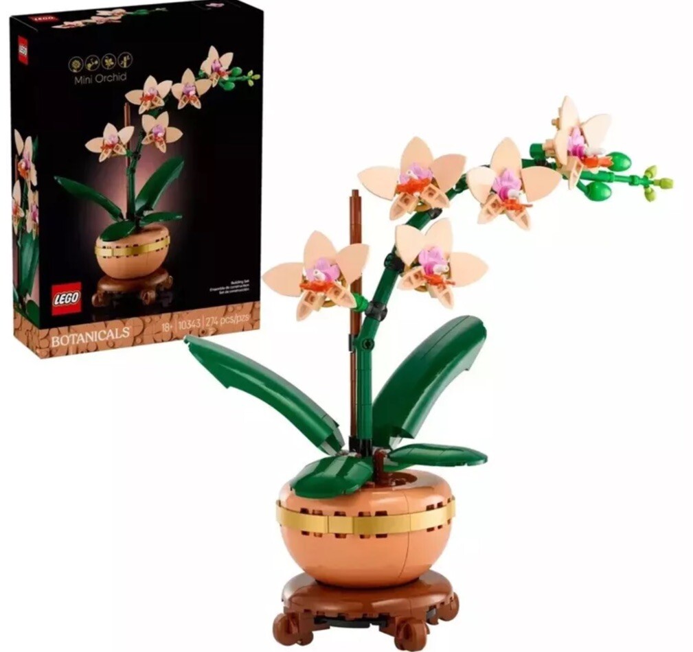 Lego Botanicals: Mini Orchid 274 Pieces 10343 New In Sealed Box