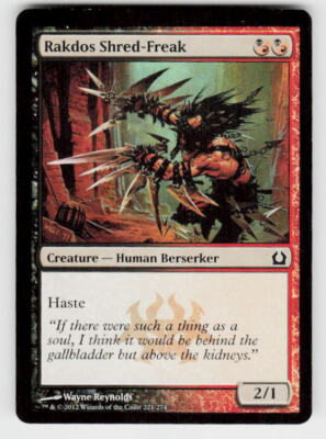 Return to Ravnica #221 Rakdos Shred-Freak