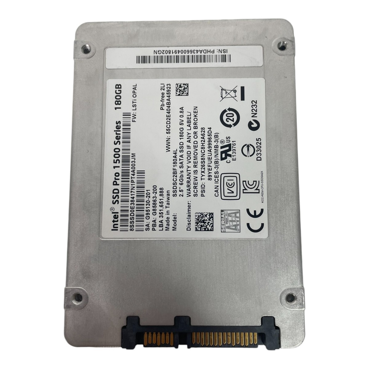 Intel SSD 520 Series Solid State Drive 180gb SSD0E38417 for sale