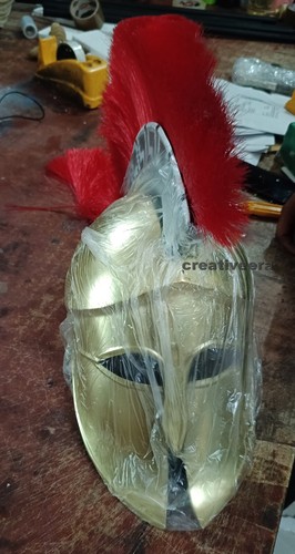 King Leonidas Medieval Antique Roman 300 Movie Spartan Worrier Helmet Present - Picture 3 of 5