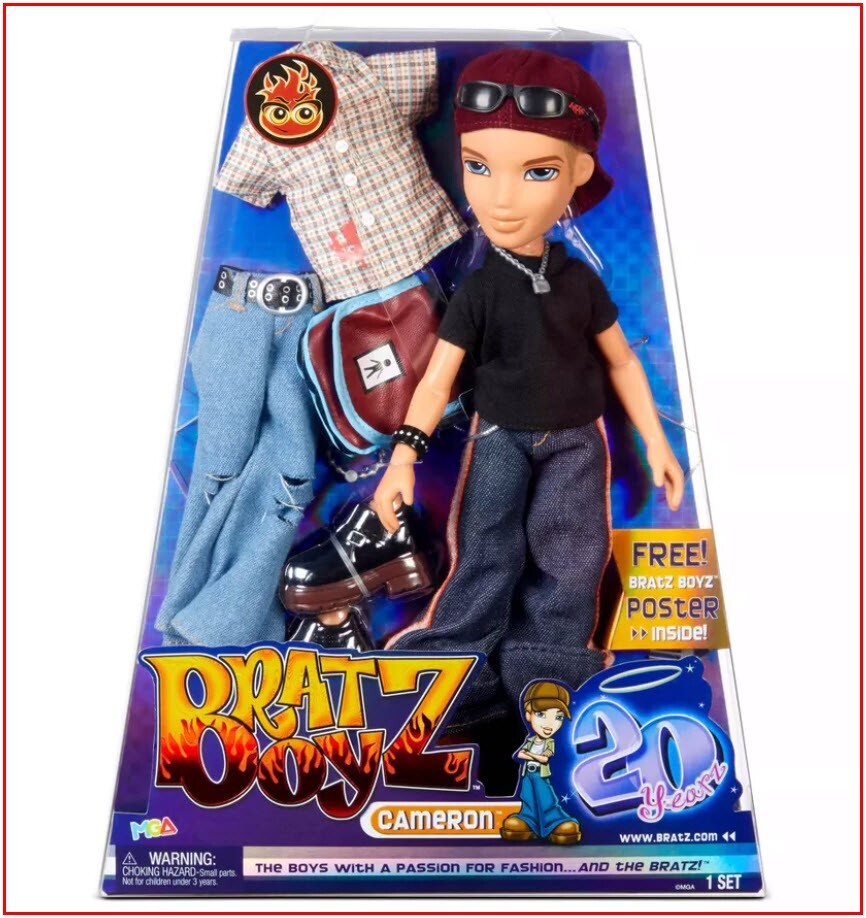 希少◎00s Z-Flex✖️Tokyo Z Boyz 限定200 vintage Bratz Boyz 20 Yearz SPECIAL ANNIVERSARY Edition CAMERON Doll + 2
