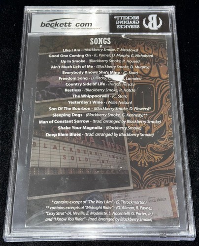 Blackberry Smoke Band by all 5 "You Hear Georgia" Signed DVD cover Beckett BAS - Picture 5 of 5