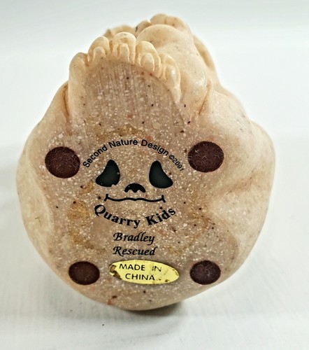 Vintage QUARRY KIDS Bradley Rescued 4” Stone Retired FIGURINE 2001 FAST SHIP - Picture 5 of 5