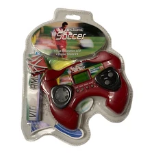 Soccer Electronic Video Game NEW In Sealed Unopened Package In Red