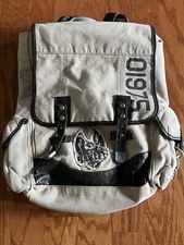 OAKLEY TACTICAL FIELD GEAR AP BAG Canvas Leather Messenger Pack Sling Backpack