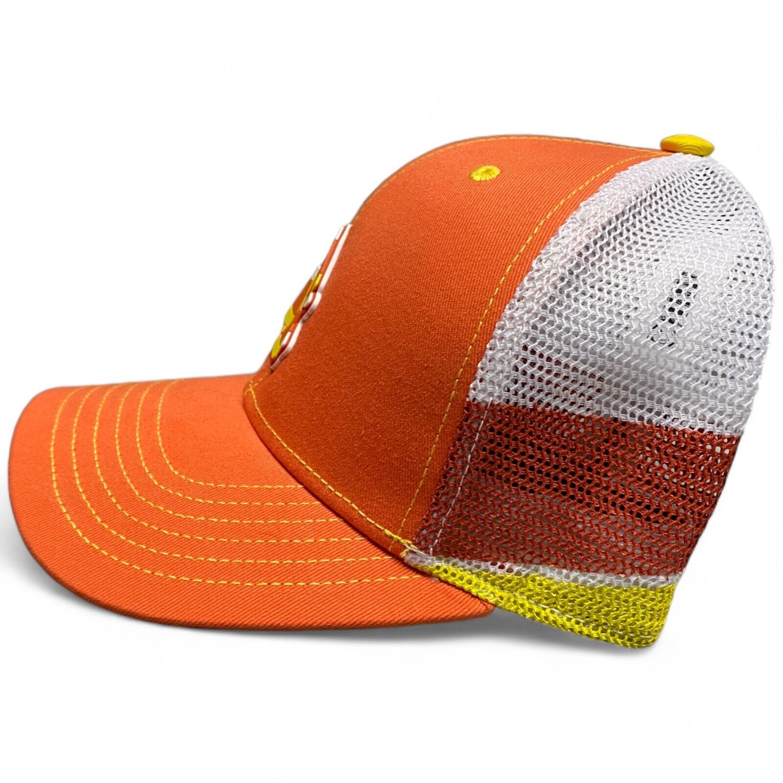 YUMS 'Candy Corn' SnapBack Trucker Logo Cap/Hat O… - image 3