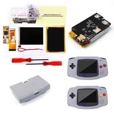 V2 IPS Backkight IPS LCD Kit Pre-cut Shell With Rechargeable Battery For GBA