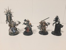 Lotto 4x Leader Stormcast Eternals - Warhammer AoS - Fantasy Battle 