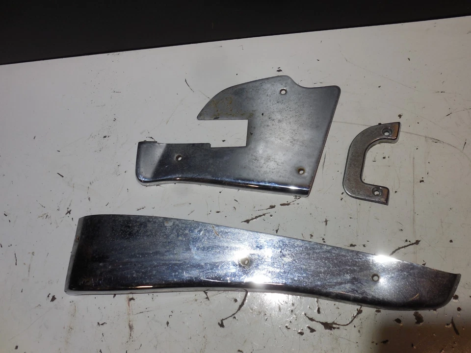 Front Right Door Panel Chrome Trims 73-80 Mercedes Benz R107 450SL 450SLC - Image 3 of 4