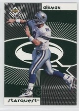 1998 UD Choice Starquest/Rookquest Green Troy Aikman Shaun Williams HOF 0a1