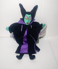 The Disney Store Sleeping Beauty MALEFICENT Mini Bean Bag Plush Disney Parks NWT