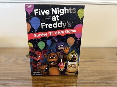 Five Nights at Freddy's Board Game SURVIVE 'TIL 6 AM FNAF Board Game Funko - NEW