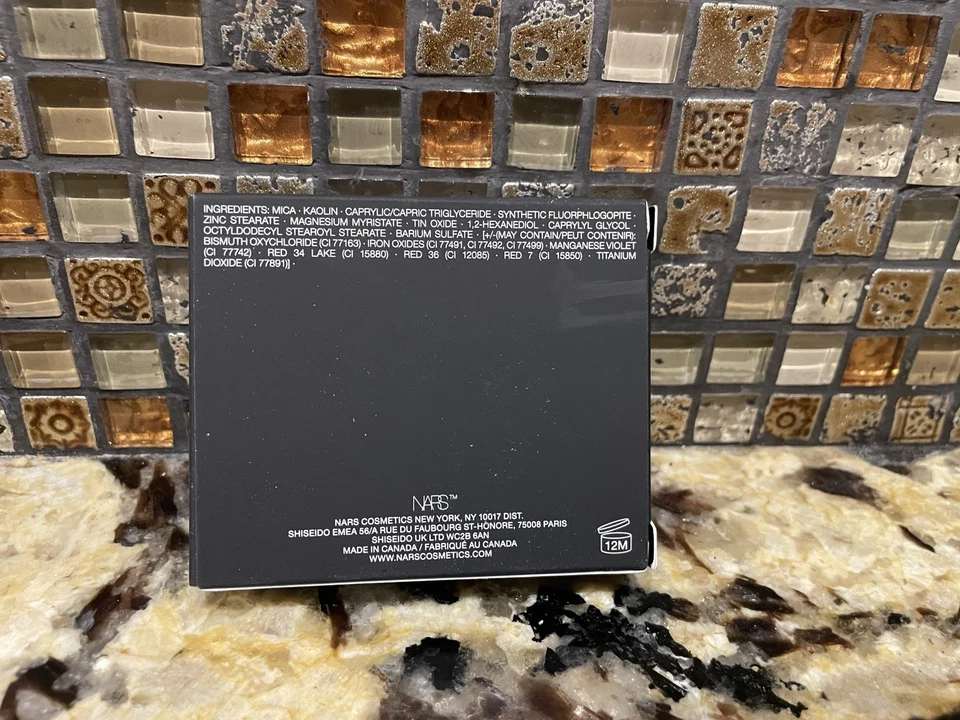 Rubor en polvo NARS 237 GARGANTA PROFUNDA rosa suave con brillo dorado 0,17 oz tamaño completo nuevo en caja Foto 4 de 4