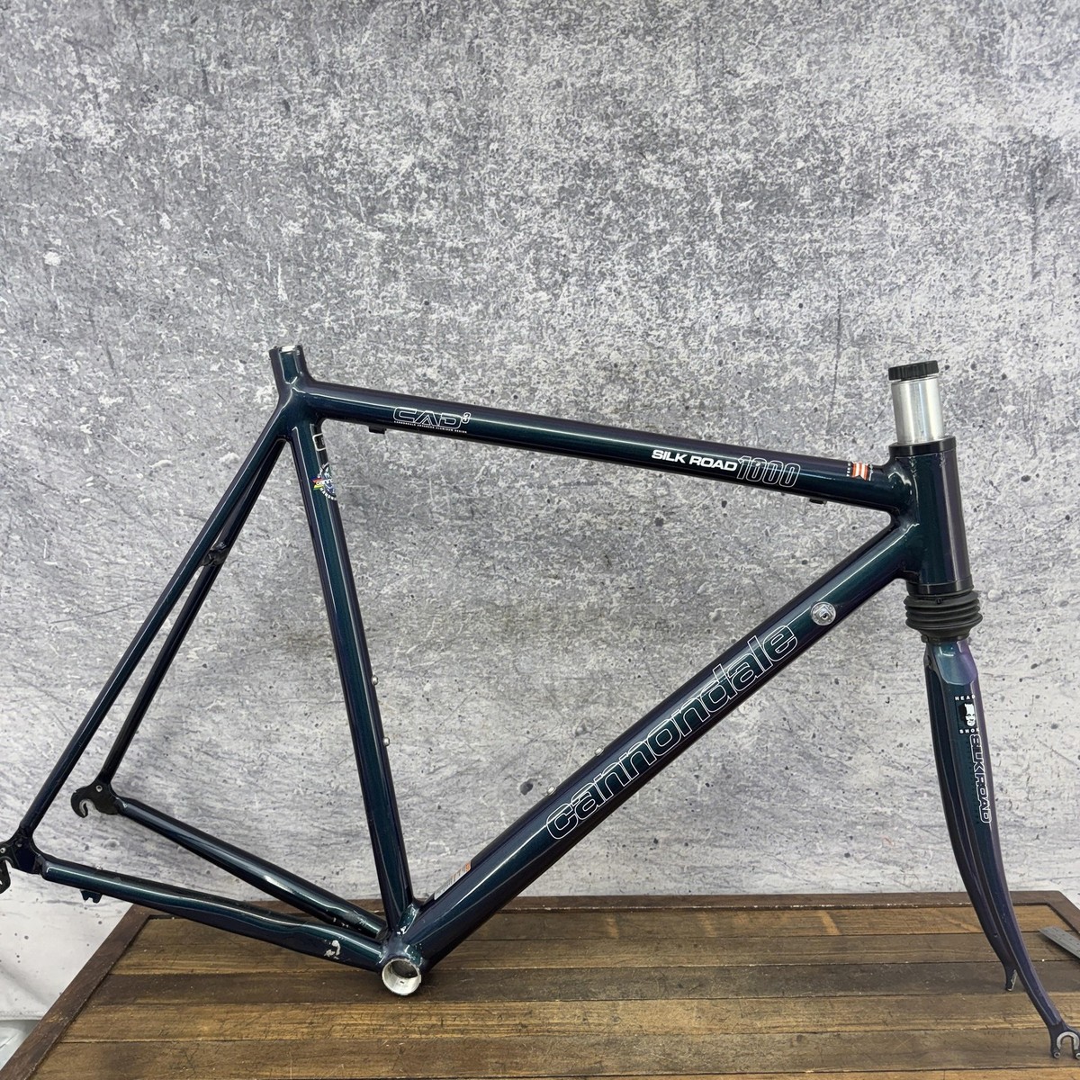 Vintage Cannondale Silk Road 1000 Frame 700c 60 135 Green Purple