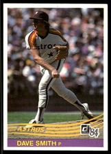 Dave Smith 1984 Donruss #548 Houston Astros MLB READ FREE SHIPPING AutographDen