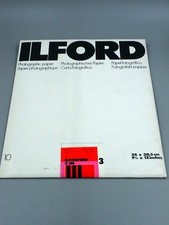 10 sheets ilfordilfospeed 24x30 photo paper GRADE 3 GLOSSY