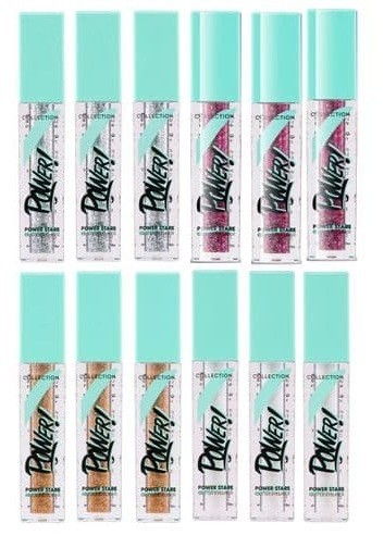 12pcs Collection POWer Stare Glitter Eyeliners | 4 Shades | RRP £60