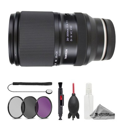 Tamron 28-300mm Di III VC VXD Lens (Sony E) - 7pc Essentials Bundle