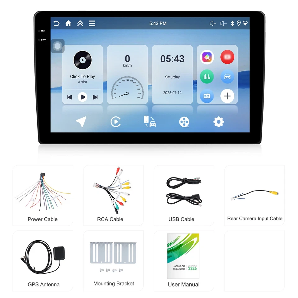 DAB+ 4+64GB CarPlay Android Radio Für VW Tiguan 5N 2007-2016 Golf Plus GPS FM BT - Bild 3 von 4