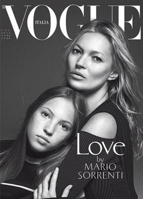 KATE MOSS Lila Grace By Mario Sorrenti VOGUE Magazine Italia June 2016 NEW