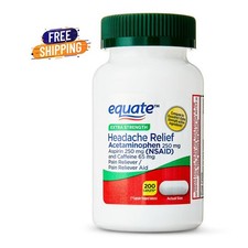 Extra Strength Headache 200ct Acetaminophen, Aspirin, Caffeine Excedrin Compare