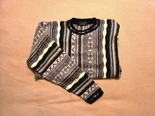 Protege L Vintage 90s Pattern Knit Sweater