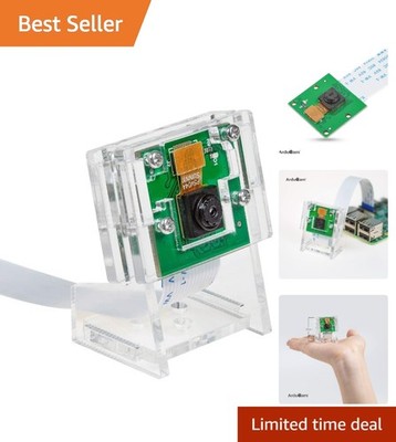 Raspberry Pi 5MP Camera with Case 1080P Compatible with Pi 3 4 and Zero