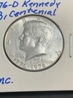 1976D Unc. Bicentennial Set. Eisenhower Dollar Kennedy Half Washington Quarter — photo 5