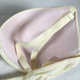 Victoria's Secret Pink Lightly Lined T-Shirt Bra 36DD Cream Ivory NWT