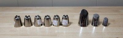 Marpol & Magic Tip CAKE DECORATING TIPS Lot of 9