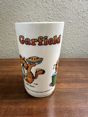 Vintage 1978 Jim Davis Deka Garfield Plastic Cup Pie & Ice Cream Odie