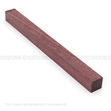 Purpleheart Turning Wood Blank Hobbywood Square Block 1x1x18 - Free US Shipping