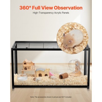 Aquarium 360 Sq Inch Hamster Cage Big Hamster Cages Durable And